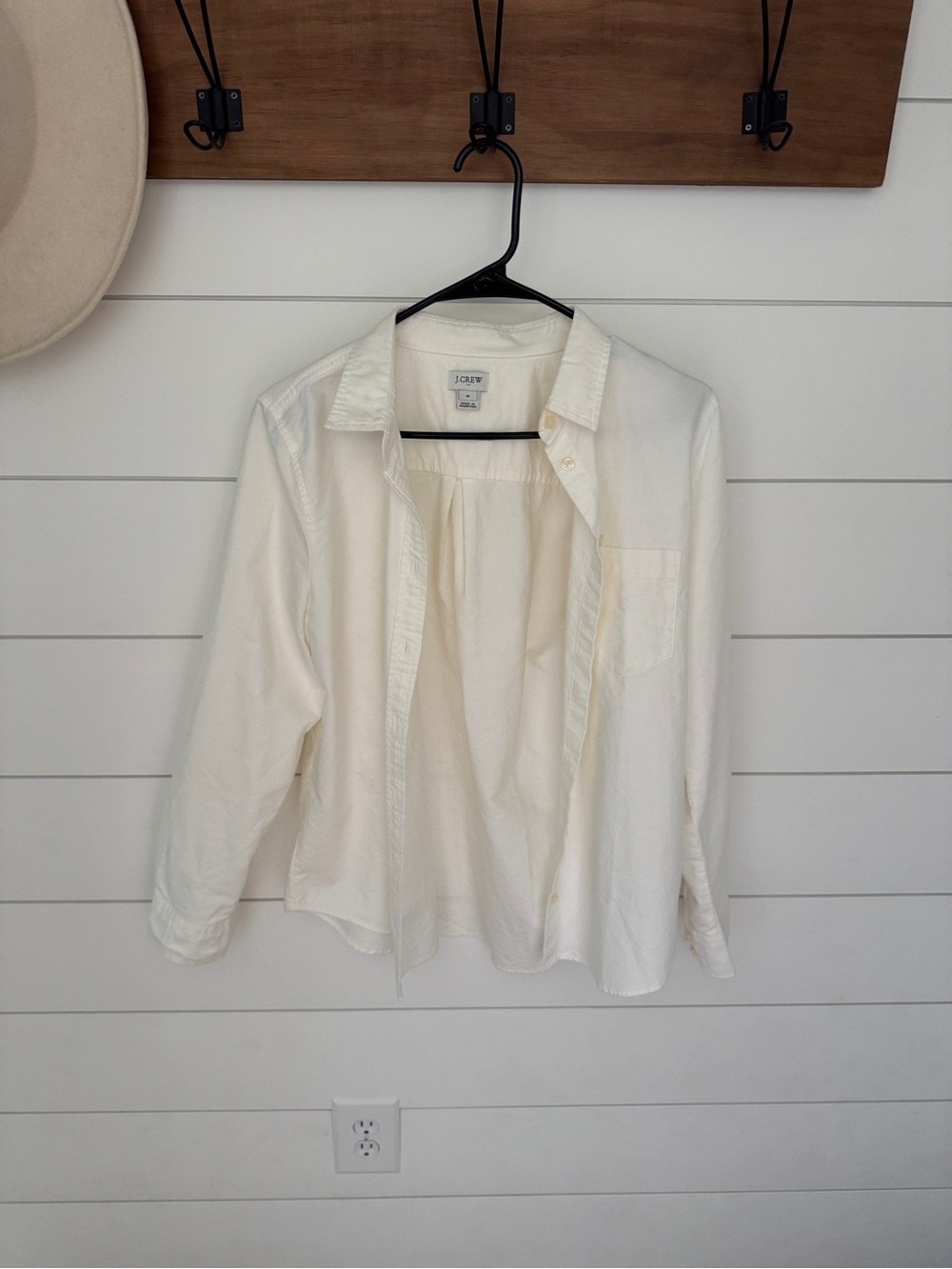 J. Crew Off White Button Down